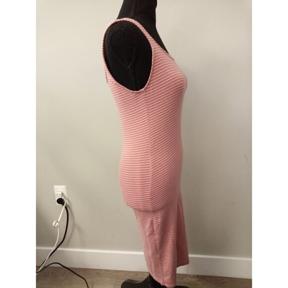 Heart and Hips Women's Pink and White Mini Tank Top Dress Size Large - Picture 4 of 7